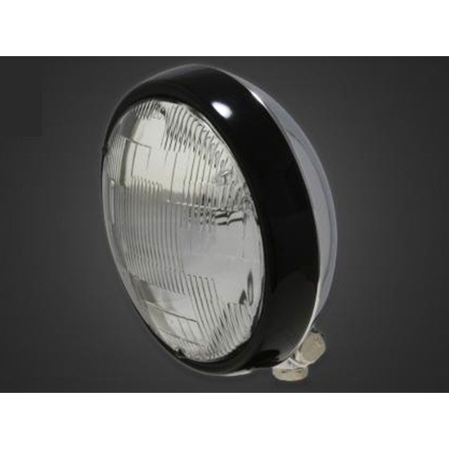 ガレージT&F ビラーゴ250/S ビラーゴ250（S） 5.75インチプレートヘッドライト＋ステーSET（タイプA） タイプ ブラックリム/メッキ…