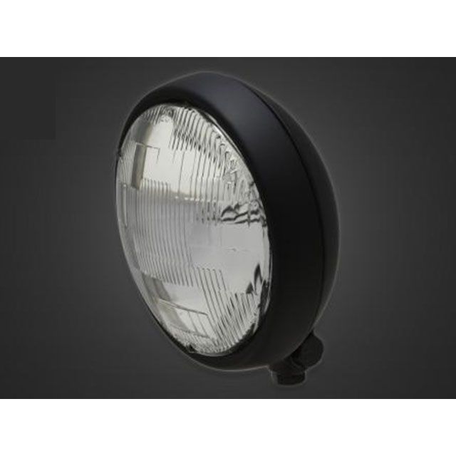 ガレージT&F バルカン400/II バルカン400（II） 5.75インチプレートヘッドライト＋ステーSET（タイプA） タイプ オールマットブラ…