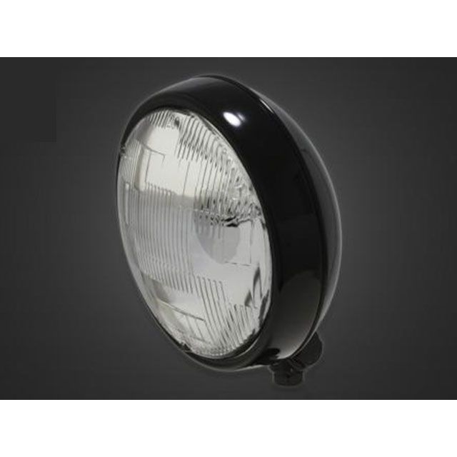 ガレージT&F バルカン400クラシック バルカン400クラシック 5.75インチプレートヘッドライト＋ステーSET（タイプB） タイプ オールブラ…