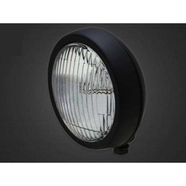 ガレージT&F バルカン400/II バルカン400(II) 4.5インチプレートヘッドライト＋ステーSET（タイプA） タイプ オールマットブラッ…