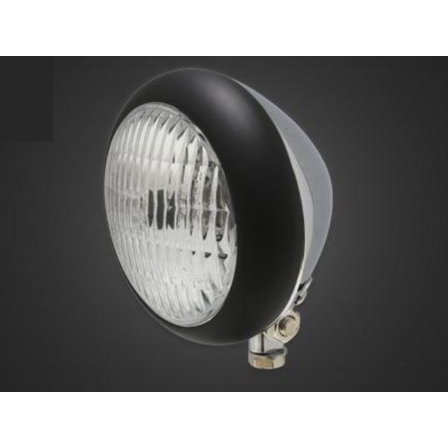 ガレージT&F イントルーダーLC250 イントルーダーLC250 4.5インチトラクターヘッドライト＋ステーSET（タイプC） タイプ マットブラ…