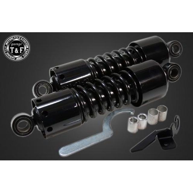 ガレージT&F エリミネーター400 ツインサスペンション280mm（ブラック） T&F