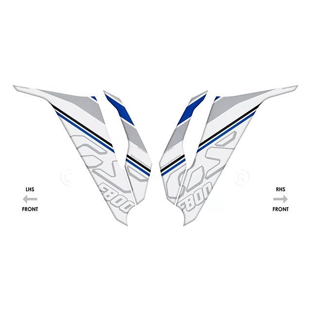 モトグラフィックス F800GS ボディパッド ニーパッド MOTOGRAFIX