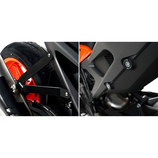 アールアンドジー 990 Duke エキゾーストハンガー＆Blanking Plate kit