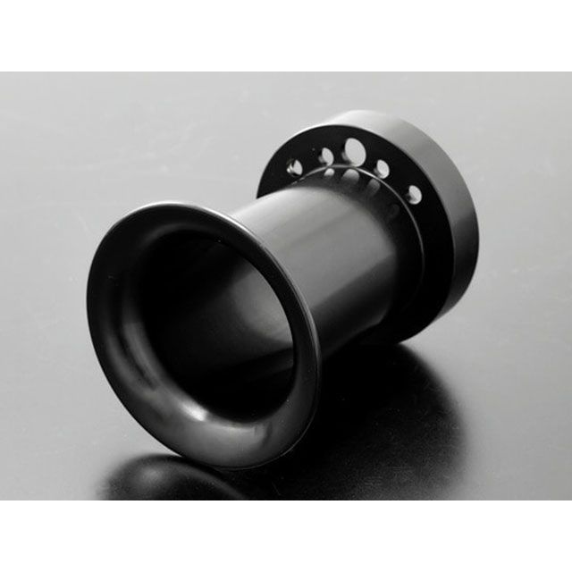 ピーエムシー KZ900/Z750 アルミファンネルCR小型/ロング70mm（漆黒メッキ） PMC