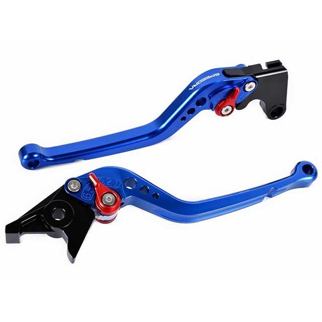 SPEEDRA XMAX250 アジャストレバー スタンダードロング（レバー本体カラー：ブルー） アジャスターカラー ブルー SPEEDRA