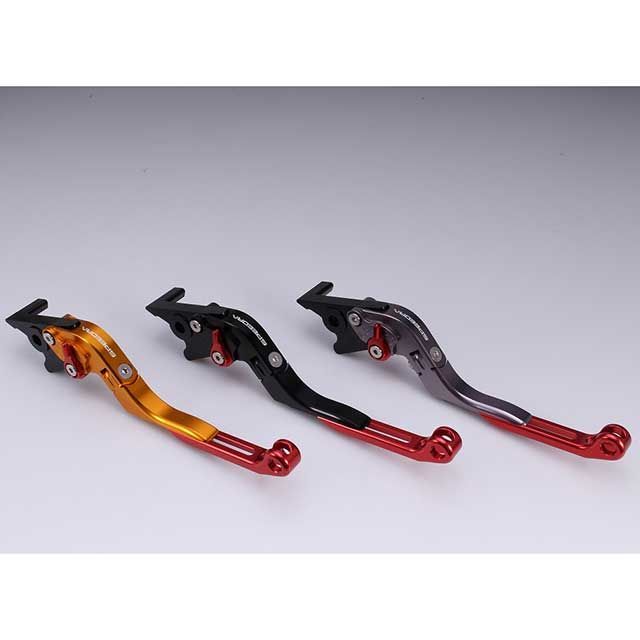 SPEEDRA MT-07 Y-AMT アジャストブレーキレバー 可倒延長式（レバー本体カラー：ブラック） アジャスターカラー シルバー エクステン…