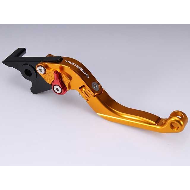SPEEDRA MT-07 Y-AMT アジャストブレーキレバー 可倒延長式（レバー本体カラー：ゴールド） アジャスターカラー ブルー エクステンシ…