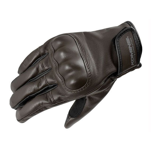 コミネ GK-252 プロテクトゴートレザーグローブ（ブラウン） サイズ XL KOMINE