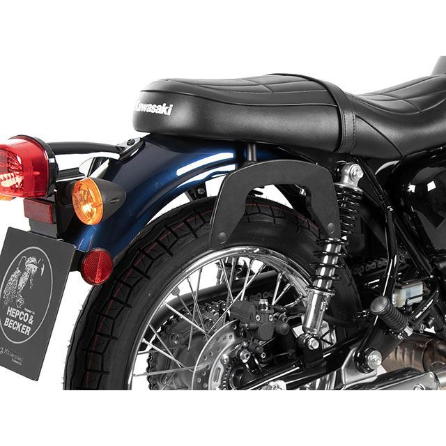 ヘプコ＆ベッカー Meguro S1 W 230 サイドソフトケースホルダー「C-Bow」（ブラック） HEPCO＆BECKER