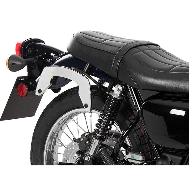 ヘプコ＆ベッカー Meguro S1 W 230 サイドソフトケースホルダー「C-Bow」（クローム） HEPCO＆BECKER バイク