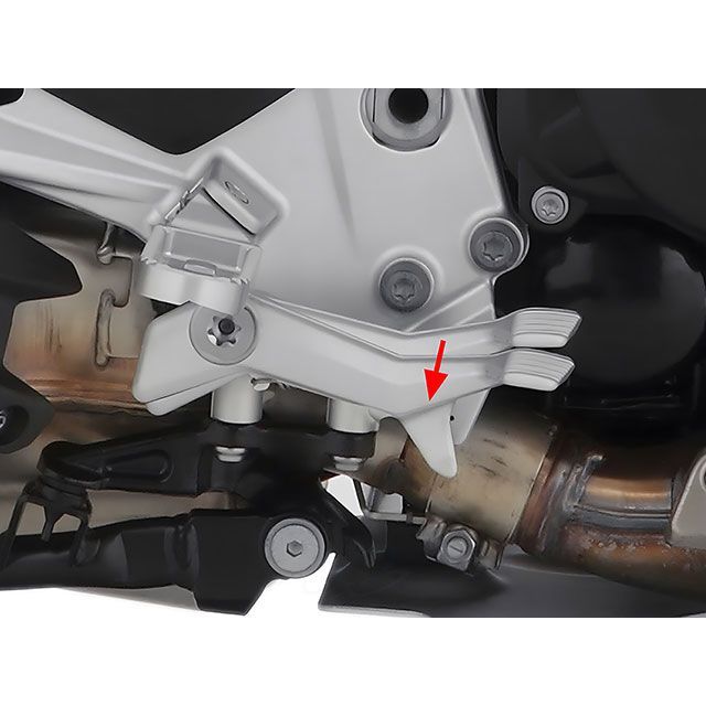 ワンダーリッヒ F900XR ブレーキペダル ロワーニングキット（シルバー） Wunderlich