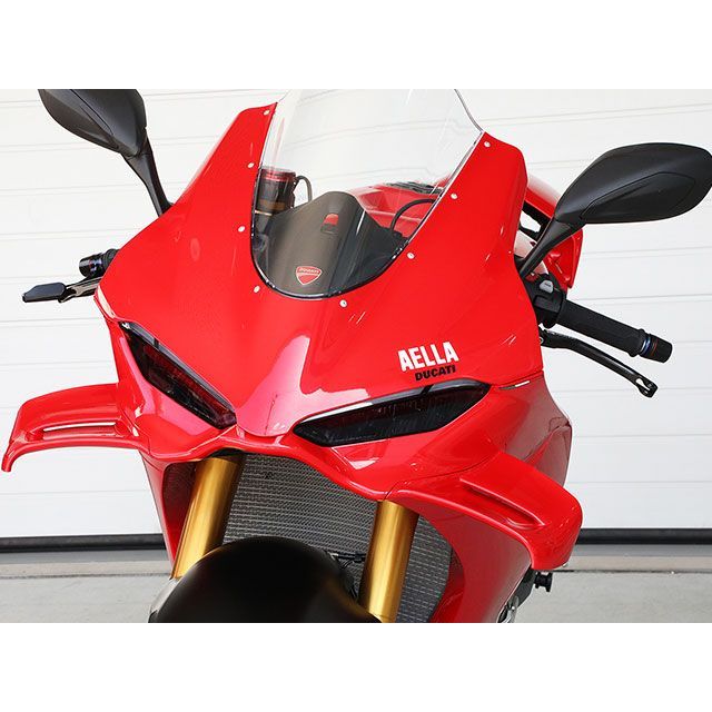 アエラ PANIGALE V4/S 7G ヘッドライトプロテクション PANIGALE V4/S 7G（スモーク） AELLA_1