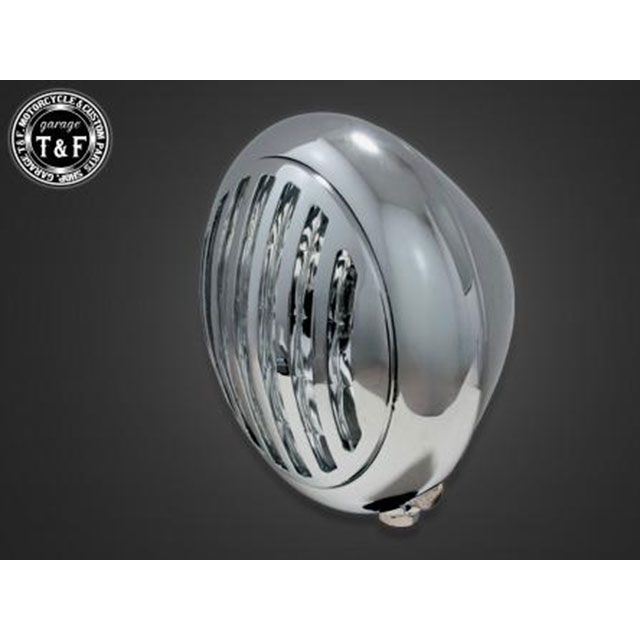 ガレージT&F ドラッグスター250 ドラッグスター250 5.75インチマスクドトラクターヘッドライト＋ステーSET（タイプA） タイプ メッキ/…
