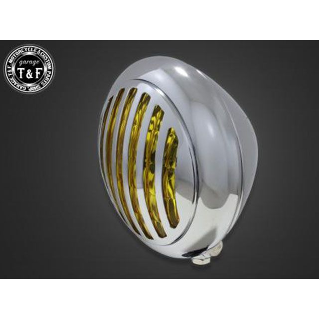 ガレージT&F イントルーダーLC250 イントルーダーLC250 5.75インチマスクドトラクターヘッドライト＋ステーSET（タイプC） タイプ …