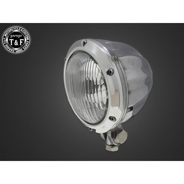 ガレージT&F バルカン400クラシック バルカン400クラシック 4.5インチシトラスヘッドライト＋ステーSET（タイプB） タイプ ポリッシュ/…