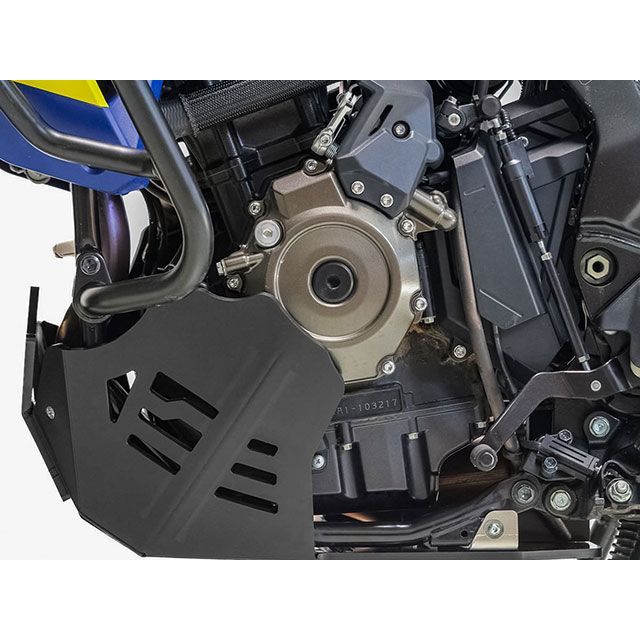 エーエックスピーレーシング V-STROM800DE スキッドプレート（ブラック