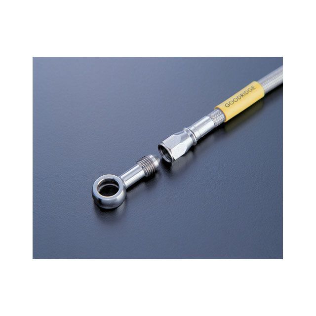 ビルドアライン ボルトオンブレーキホースキット フロント用 T2タイプ アルミ GOODRIDGE（グッドリッジ） ZZR1400（06〜11年）（ABS不可） ビルドアライン ボルトオンブレーキホースキット フロント用 S