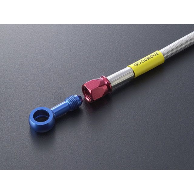 ビルドアライン CYGNUS-X/SR ビルドアライン ブレーキホース フロント フィッティングタイプ アルミ ホースカラー スモーク Build …の通販は