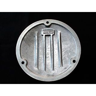 フォーク B/T ダービーカバー 3穴 フィン ビッグツイン（〜98） カラー ポリッシュ FORK_3