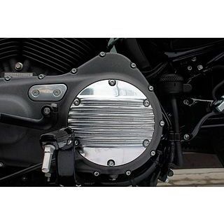 フォーク Sportster ダービーカバー 6穴 7フィン スポーツスター（04〜） カラー ポリッシュ FORK