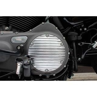 フォーク Sportster ダービーカバー 6穴 ファインフィン スポーツスター（04〜） カラー ポリッシュ FORK