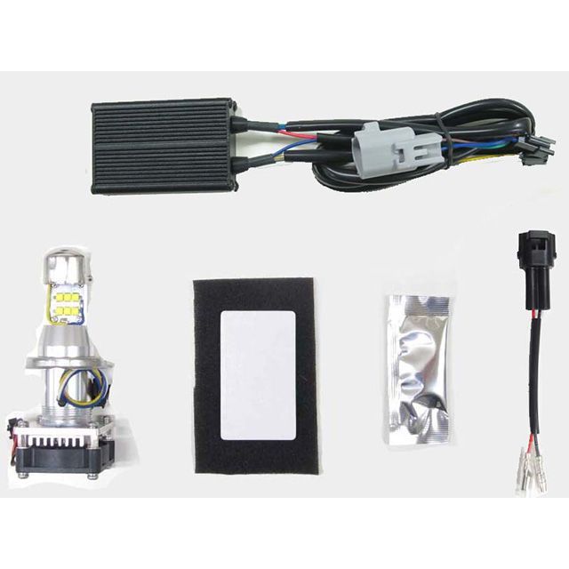 プロテック メグロS1 W230 64026-01 LHL-K05 H4LEDヘッドライトバルブkit（ライトレス）6000k PROTEC