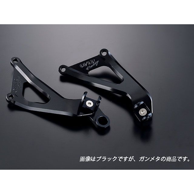 オーバーレーシング アルミビレット マフラー/タンデムステー（ガンメタ OVER RACING