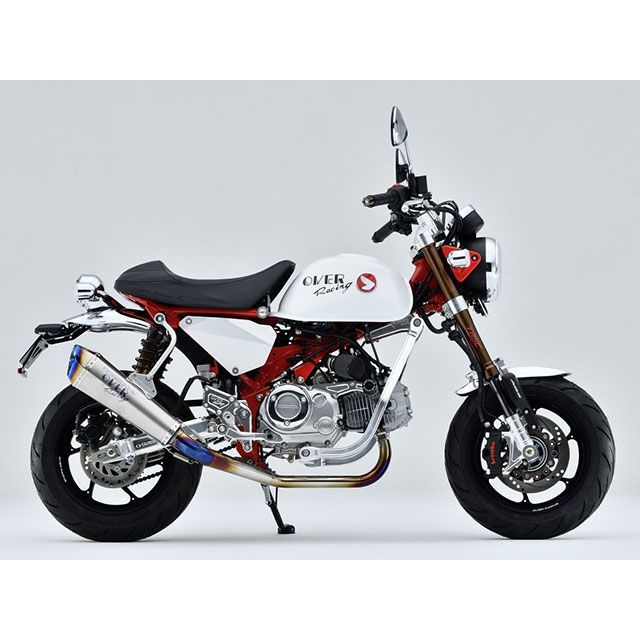 オーバーレーシング GROM Monkey125 フロントフォークボトム ラジアルマウント（シルバー） OVER RACING_5