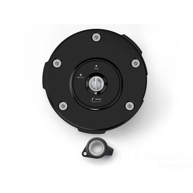 リゾマ MT-09 STREET FUEL TANK CAPS（ブラック） RIZOMA バイク 外装