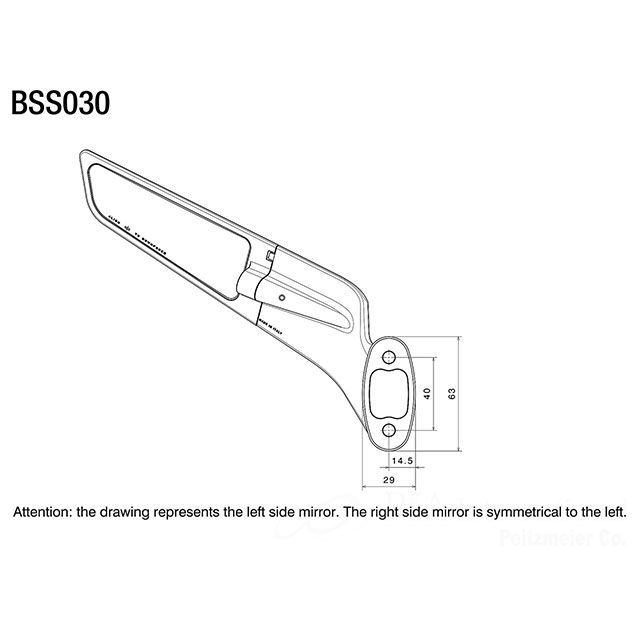 やよページ リゾマ CBR 600 RR Stealth mirror（シルバー） RIZOMAの通販