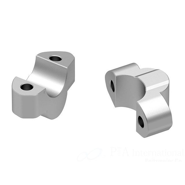 ヘプコ＆ベッカー ハンドルバーライザー 20mm（シルバー） HEPCO＆BECKER_1