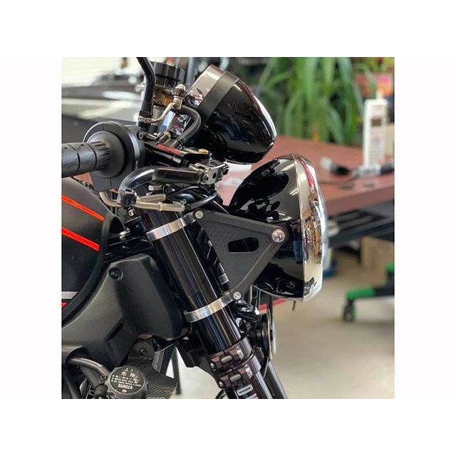 Z900RS ヘッドライトアップステーKit ブラック | パーツから探す