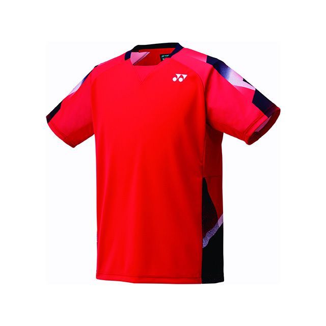 秋　 ヨネックス 10676J ジュニアゲームシャツ（サンセットレッド） サイズ