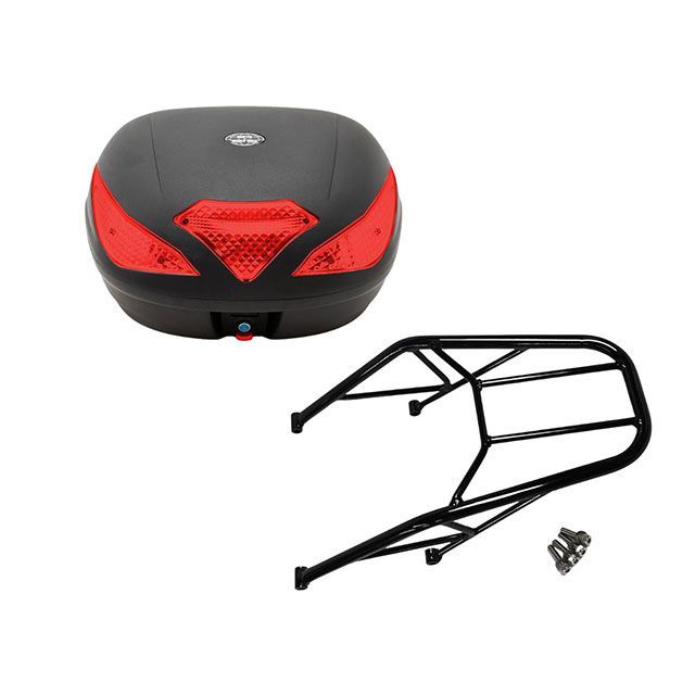ワールドウォーク レブル250 レブル500 レブル250/500用リアキャリア ファットバータイプ 43リッターボックスセット WW