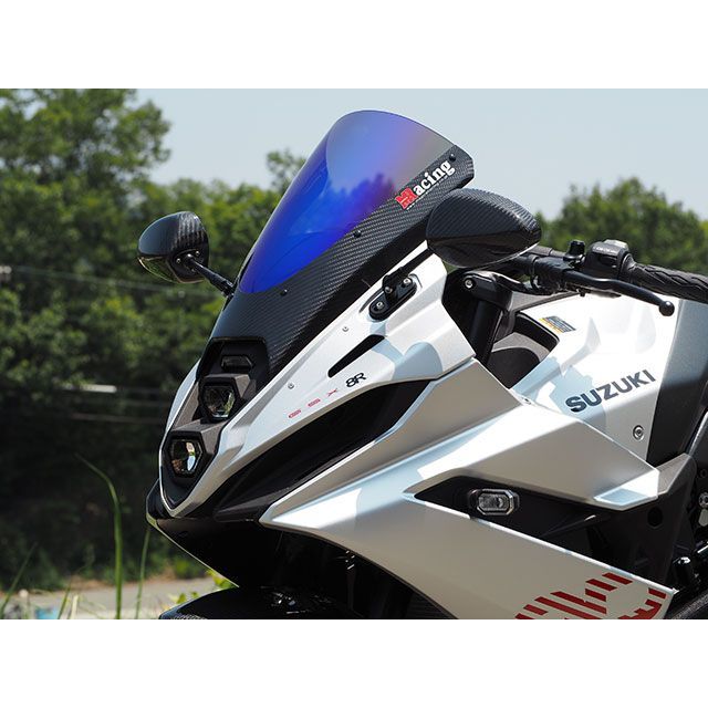 マジカルレーシング GSX-8R カーボントリムスクリーン 材質 綾織りカーボン・クリア Magical Racing バイク