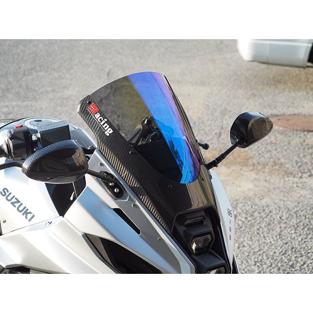マジカルレーシング GSX-8R カーボントリムスクリーン 材質 綾織りカーボン・クリア Magical Racing バイク