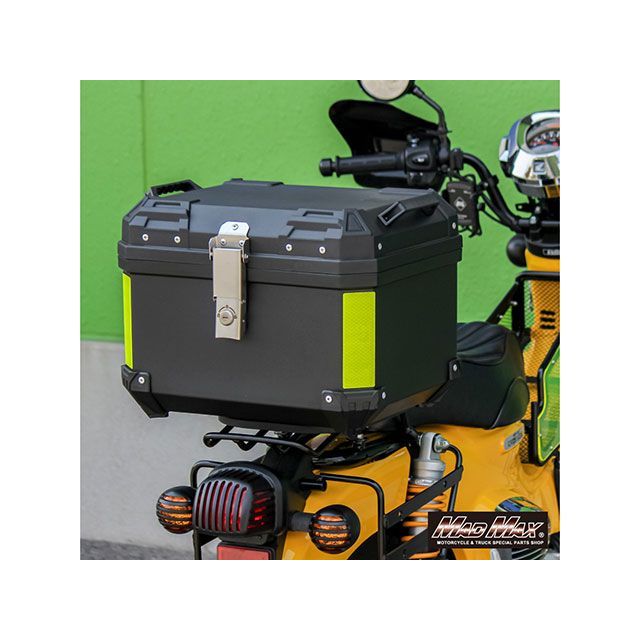 マッドマックス 汎用 自動二輪車用 後押しボックス席 THE SQUARE45（ザ・スクエア45） いの一番入れもの 45L（黒いこと） MADMAX
