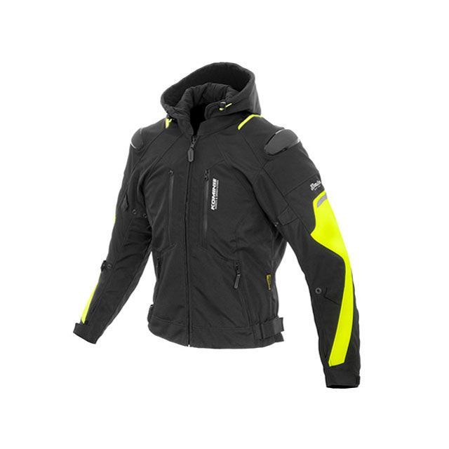 コミネ 2025-2026秋冬モデル JK-636 エニグマG2ウインタージャケット-クオンタム プラス（ブラックネオン） サイズ L KOMINE