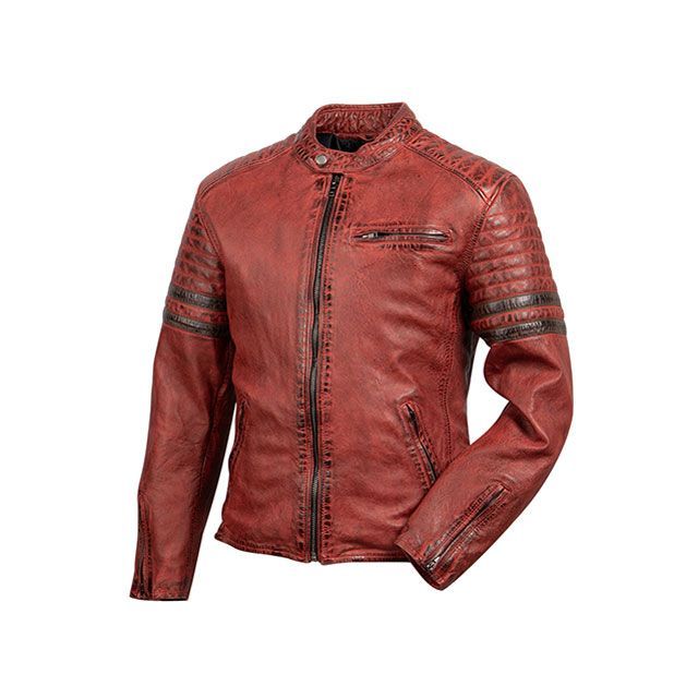 デグナー 2025-2026秋冬モデル 25WJ-7 レザージャケット（レッド） サイズ 2XL DEGNER