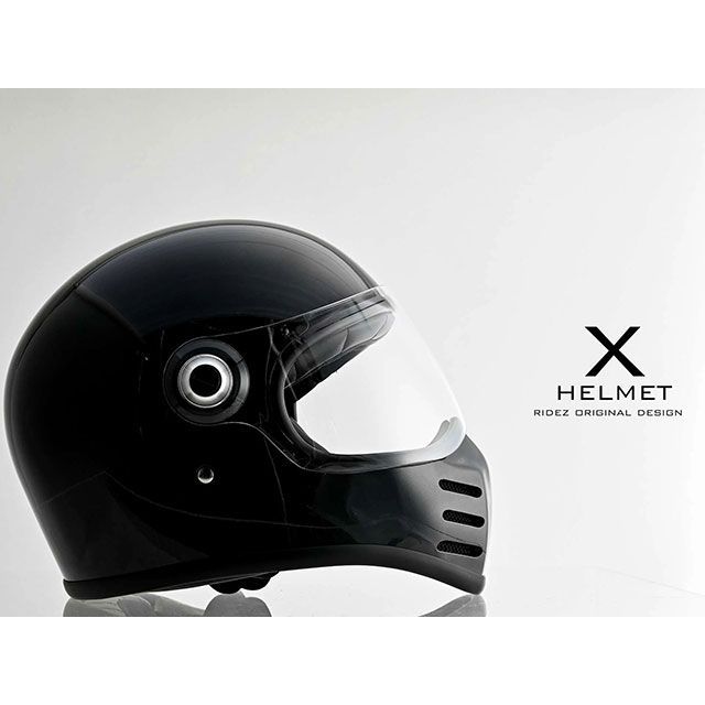 ライズ X HELMET バイク用フルフェイスヘルメット（グロスブラック/ブラックエディション） サイズ L RIDEZ_10