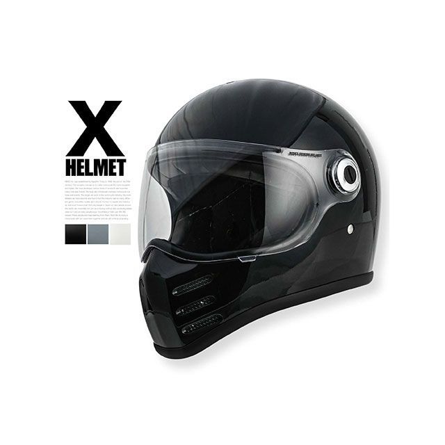 ライズ X HELMET バイク用フルフェイスヘルメット（グロスブラック/ブラックエディション） サイズ L RIDEZ_5