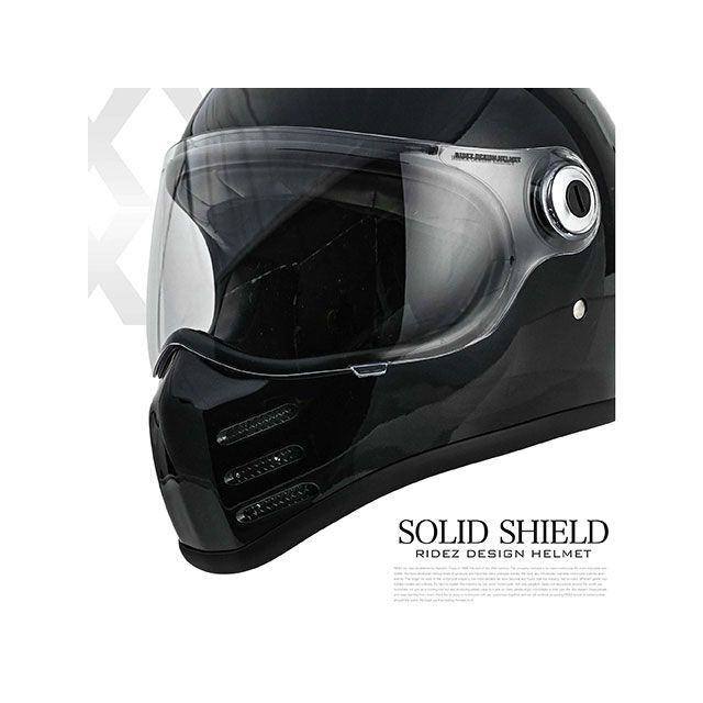 ライズ X HELMET バイク用フルフェイスヘルメット（グロスブラック/ブラックエディション） サイズ L RIDEZ_7