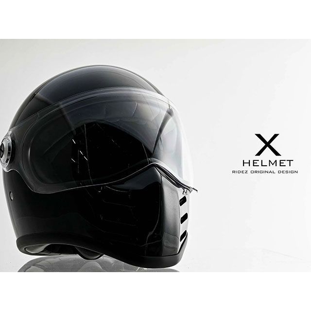 ライズ X HELMET バイク用フルフェイスヘルメット（グロスブラック/ブラックエディション） サイズ L RIDEZ_9