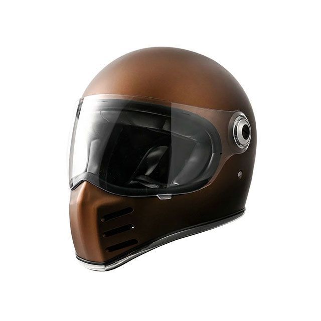 ライズ X HELMET バイク用フルフェイスヘルメット（マットブラウン