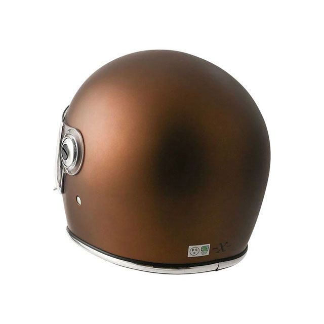 ライズ X HELMET バイク用フルフェイスヘルメット（マットブラウン