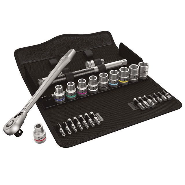 ヴェラ 004081 差込角1/2inch 28点組 ソケットレンチセット WERA