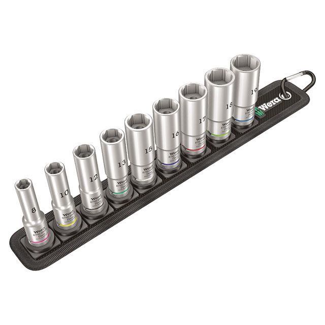 ヴェラ 004545 差込角3/8DR 9点組 六角ねじ ボルト用ディープソケットセット WERA 11,654円