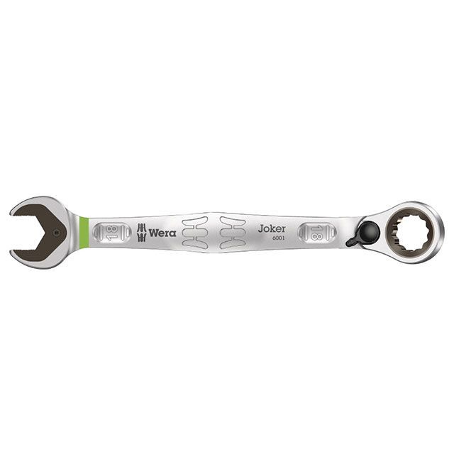 ヴェラ 020073 コンビネーションラチェットレンチ JOKER スパナ部内側口幅18mm 全長234mm WERA