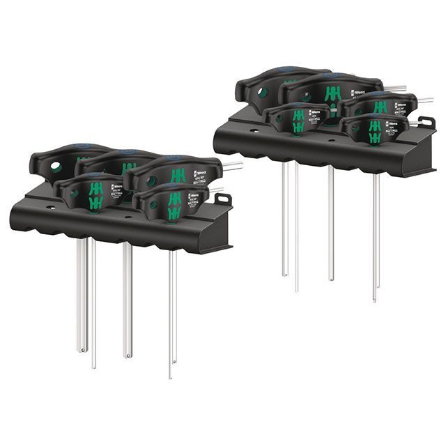 ヴェラ 023451 10本組 T型HEXレンチセット ラック付き WERA
